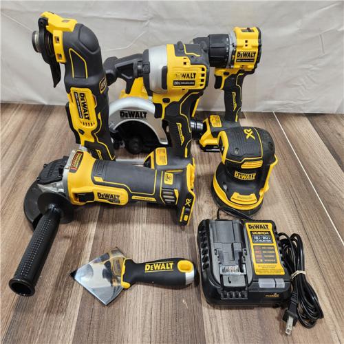 AS-IS- DEWALT 20-Volt MAX ToughSystem Lithium-Ion 6-Tool Cordless Combo Kit