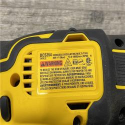 AS-IS DEWALT 20-Volt MAX Lithium-Ion Cordless Brushless Oscillating Tool Kit