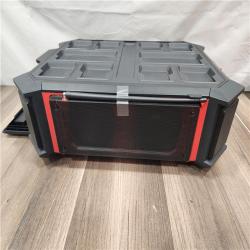 AS-IS- Milwaukee 18V M18 PACKOUT Lithium-Ion Cordless Radio + Charger (Tool Only)