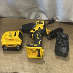 AS-IS DEWALT ATOMIC 20V Lithium-Ion Cordless 1/2 in. Hammer Drill Kit