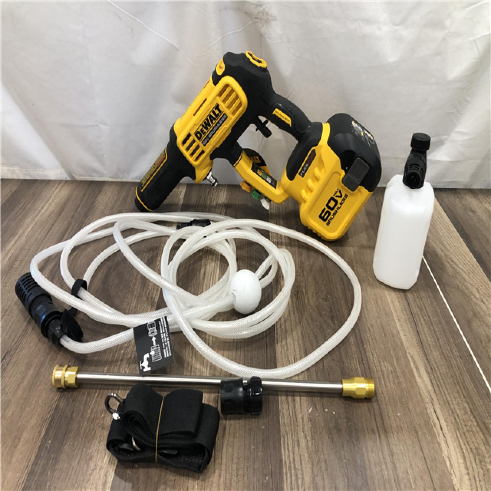 AS-IS DEWALT FLEXVOLT 60V MAX 1000 PSI 1.0 GPM Cold Water Cordless Battery Power Cleaner (Tool Only)