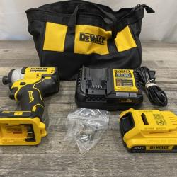 AS-IS DEWALT Atomic 20V Max Lithium-Ion Brushless Cordless Compact 1/4 in. Impact Driver Kit