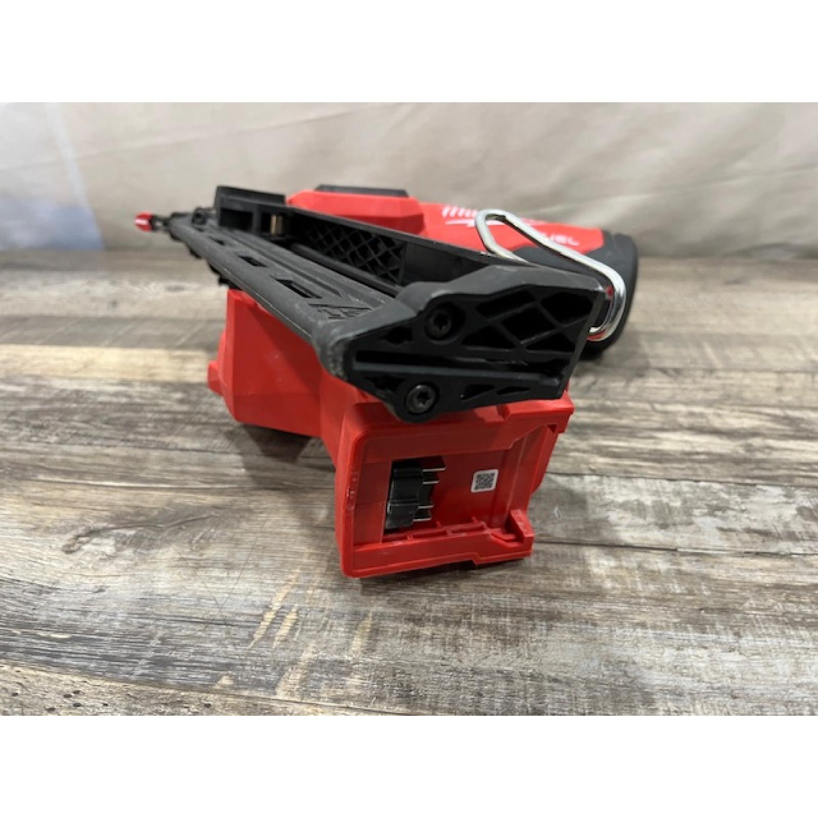 AS-IS Milwaukee FUEL 18V Lithium-Ion Brushless Cordless Gen II 15-Gauge Angled Nailer (Tool-Only)