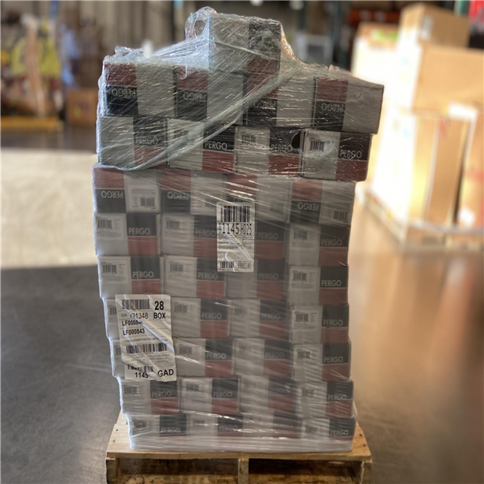 DALLAS LOCATION - Pergo Outlast+ Auburn Scraped Oak 12 mm T x 6.1 in. W Waterproof Laminate Wood Flooring (16.12 sq. ft./case) PALLET -(37 CASES)
