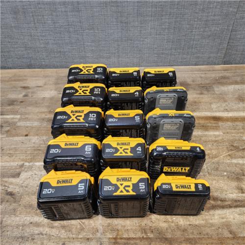 HOUSTON LOCATION - AS-IS DEWALT BATTERY PACK QTY - 15