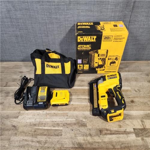HOUSTON LOCATION - AS-IS DEWALT ATOMIC 20V MAX Lithium Ion Cordless 23 Gauge Pin Nailer Kit