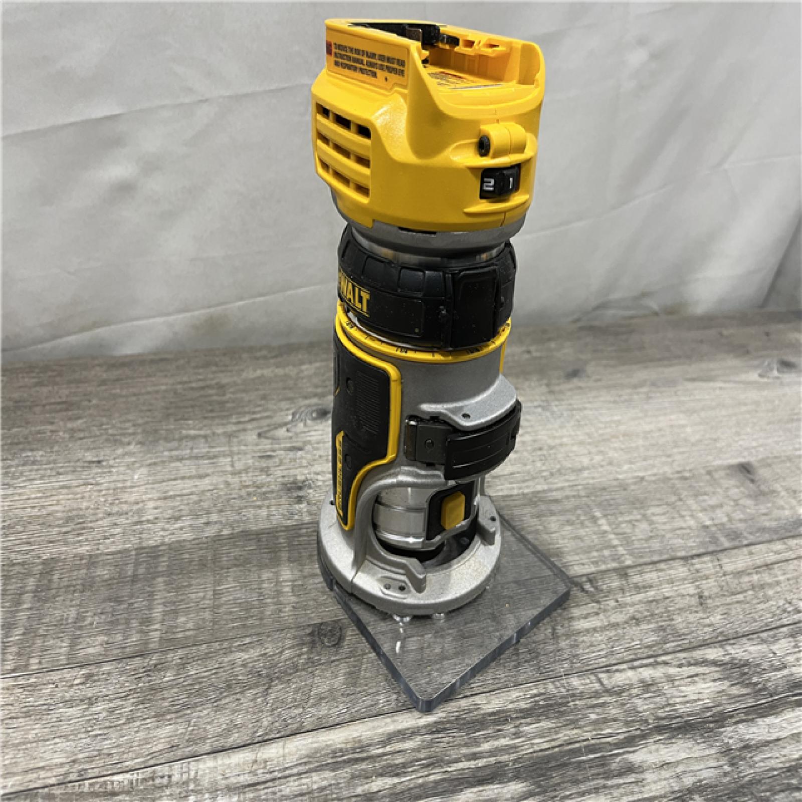 AS-IS DEWALT 20V MAX XR Cordless Brushless Fixed Base Compact Router (Tool Only)