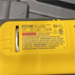 AS-IS DEWALT 20V MAX Cordless 1 in. PEX Expansion Tool  PEX Expander Grease and Case