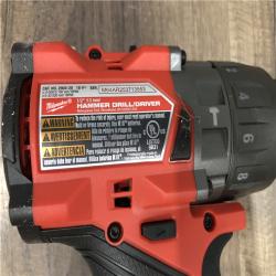 AS-IS Milwaukee  FUEL 18V Lithium-Ion Brushless Cordless 1/2 in. Hammer Drill/Driver (Tool-Only)