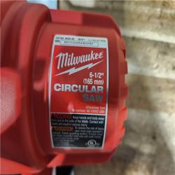 HOUSTON LOCATION - AS - IS Milwaukee 18V Lithium-Ion Cordless 6-1/2 in. Circular Saw (Tool-Only)