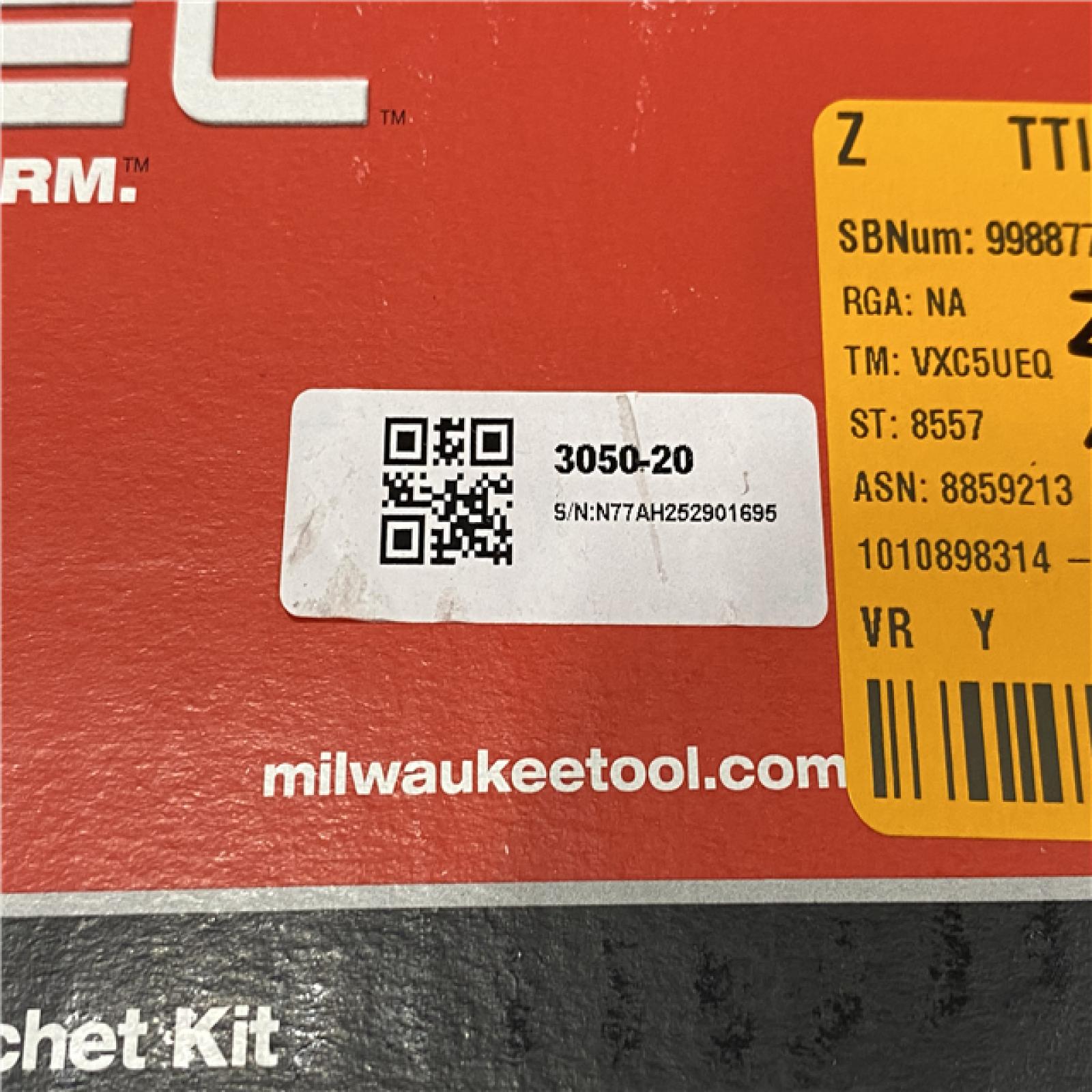 NEW - Milwaukee FUEL INSIDER 12V Lithium-Ion Brushless Cordless 1/4 in. - 3/8 in. Extended Reach Box Ratchet Kit