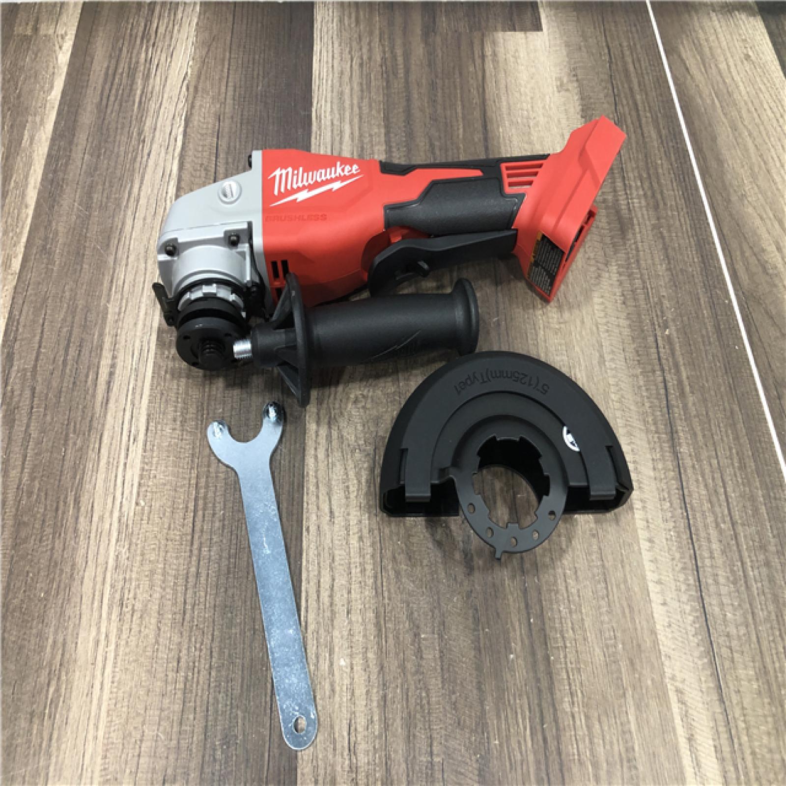 AS-IS Milwaukee 18V Lithium-Ion Brushless Cordless 4-1/2 in./5 in. Grinder w/Paddle Switch (Tool-Only)