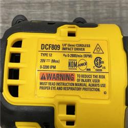 AS-IS DEWALT Atomic 20V Max Lithium-Ion Brushless Cordless Compact 1/4 in. Impact Driver Kit