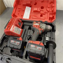 AS-IS - Milwaukee M18 FUEL 18V Lithium-Ion Brushless Cordless 1/2 in. Hammer Drill Driver Kit