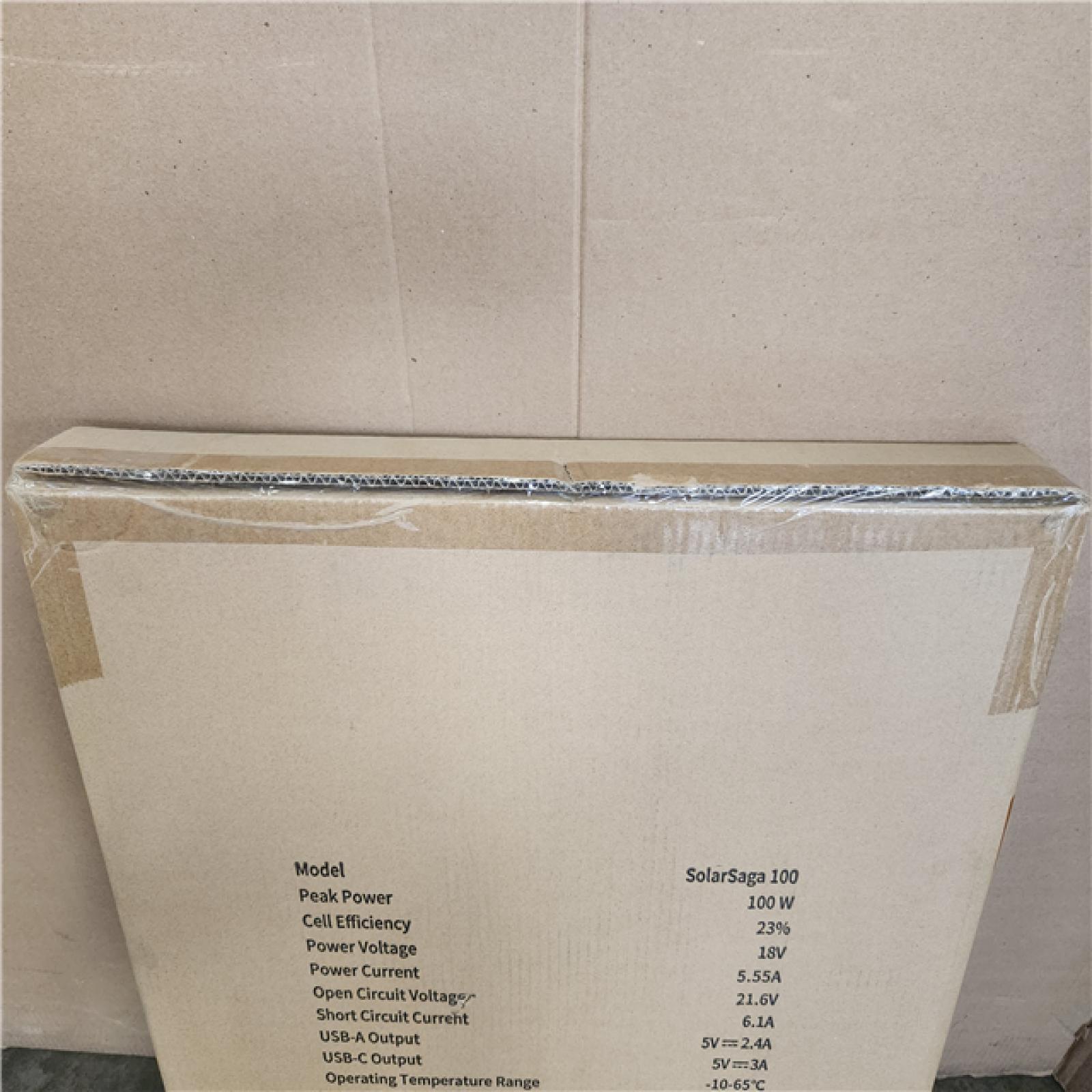 Phoenix NEW Jackery SolarSaga 100-Watt Portable Solar Panel for Explorer 290/550/880/1000/1500 Power Station with built-in 2 USB Outputs