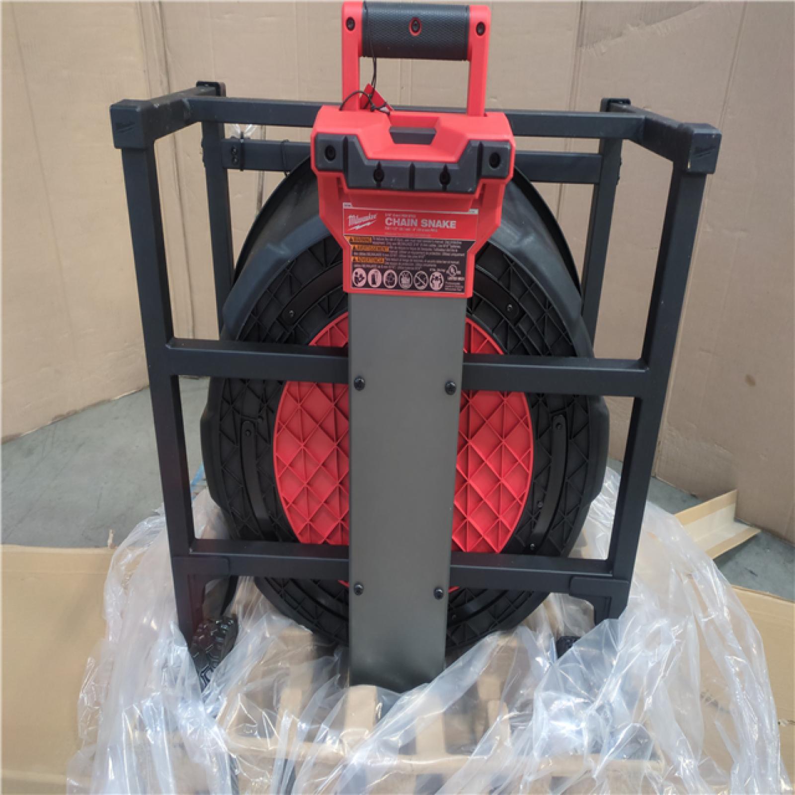 CALIFORNIA AS-IS MILWAUKEE M18 HIGH SPEED CHAIN SNAKE