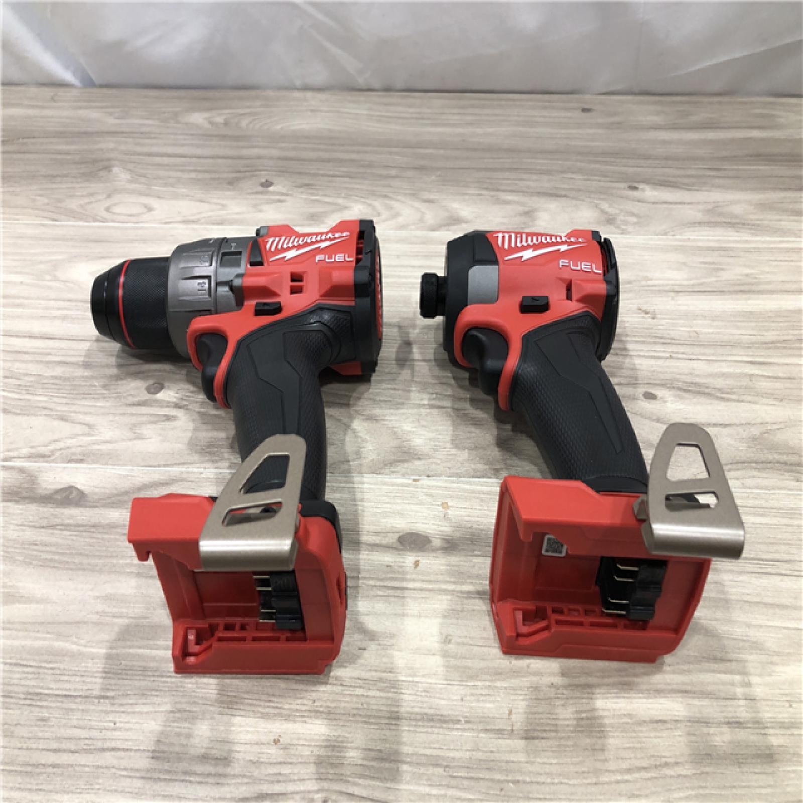 AS-IS Milwaukee FUEL 18V Lithium-Ion Cordless Hammer Drill and Impact Driver Combo Kit