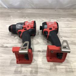 AS-IS Milwaukee FUEL 18V Lithium-Ion Cordless Hammer Drill and Impact Driver Combo Kit