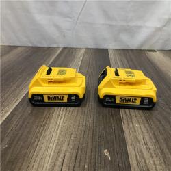 AS-IS DEWALT 20V MAX Lithium-Ion 2. 0Ah Battery (2-Pack)