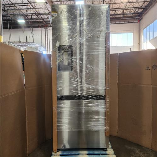 Phoenix Samsung 26 cu. ft. Counter Depth 3-Door French Door Refrigerator in Stainless Steel with External Water and Ice Dispenser