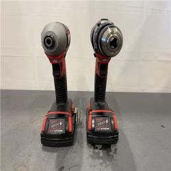 AS-IS - Milwaukee 18V Cordless Brushed 2-Tool Drill/Driver and Impact Driver Kit