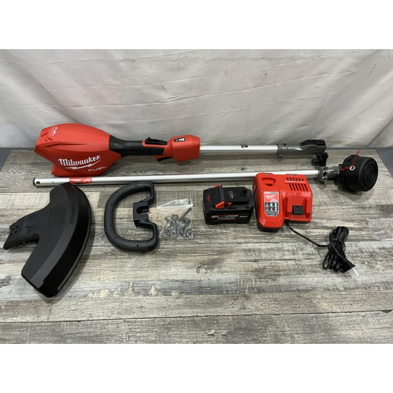 AS-IS Milwaukee FUEL 18V 16 in. Brushless Cordless Battery Powered String Trimmer Kit