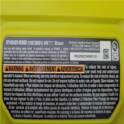 California NEW Ryobi 40V Brushless 650 CFM Blower Kit  Includes (1) Battery & Charger