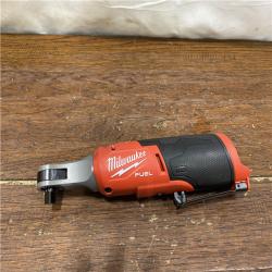 AS-IS Milwaukee 2567-20 M12 FUEL Brushless Lithium-Ion 3/8 in. Cordless High Speed Ratchet (Tool Only)