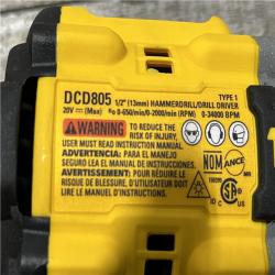 AS-IS DEWALT 20V Compact Cordless 1/2 in. Hammer Drill (Tool-Only)