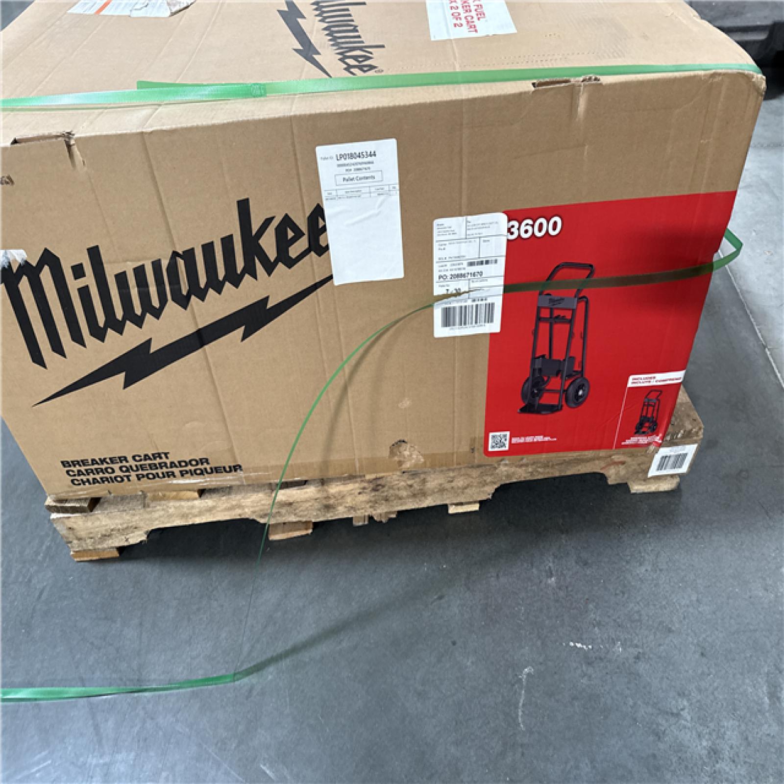California NEW Milwaukee Breaker & Cart