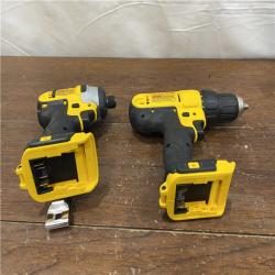 AS-IS DeWALTA® 20V MAX Cordless Drill Driver/Impact Driver Combo Kit 1.3 Ah Lithium Ion