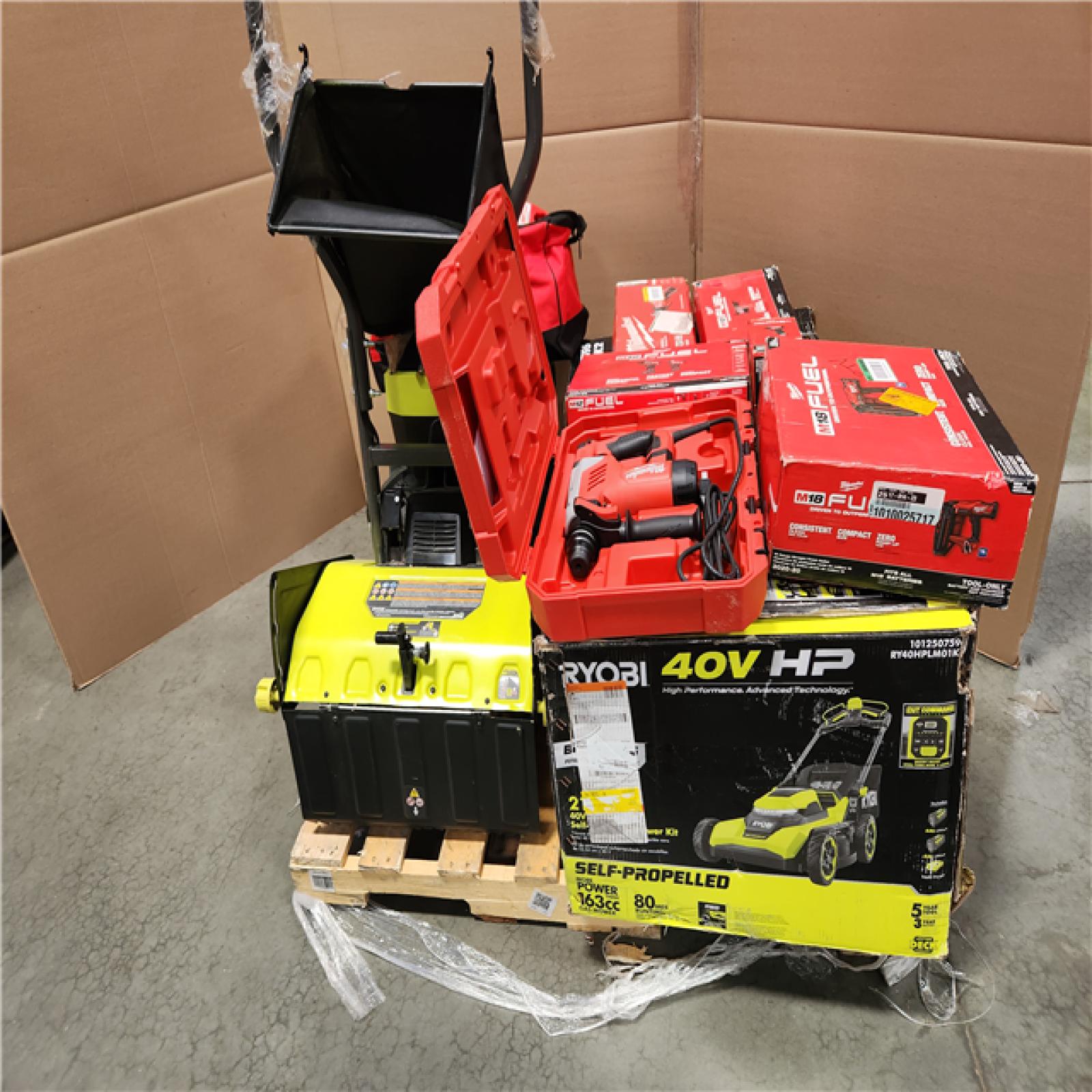 CALIFORNIA  AS-IS TOOL PALLET