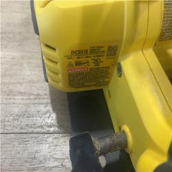 AS-IS DEWALT FLEXVOLT 60V MAX Cordless Brushless 7-1/4 in. Circular Saw with Brake (Tool Only)