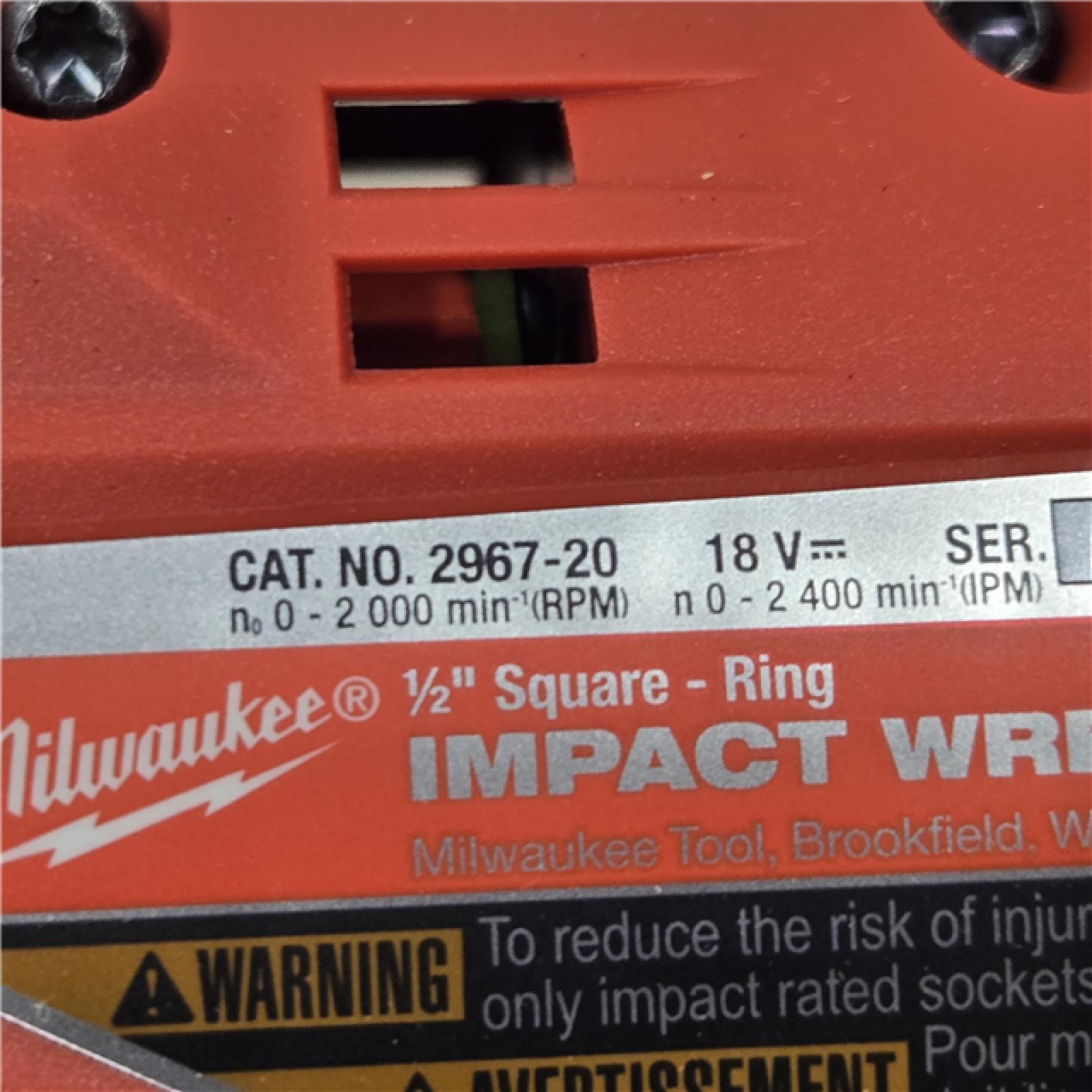 AS-IS Milwaukee M18 1/2 in. Cordless High Torque Impact Wrench Kit