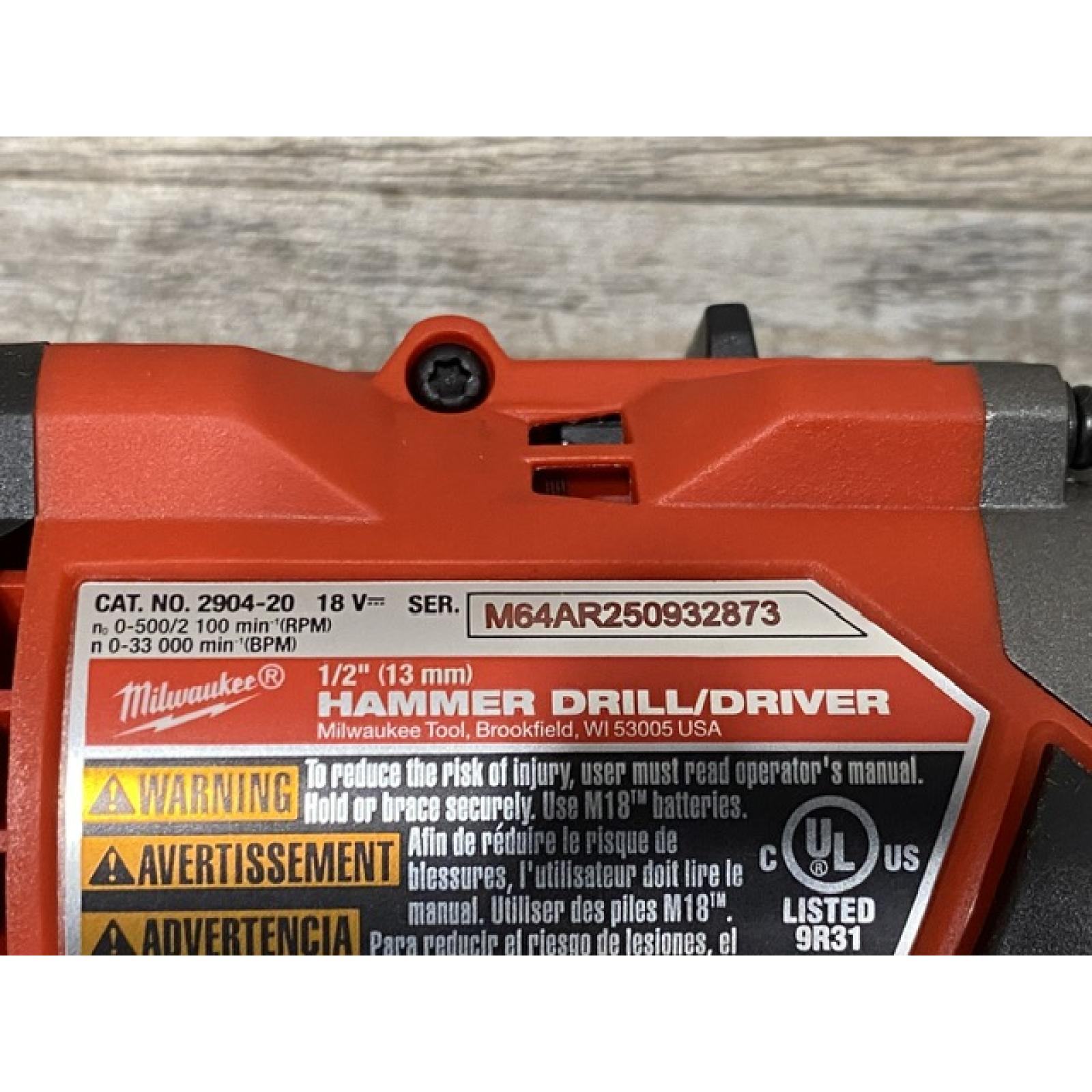 LIKE NEW - Milwaukee FUEL 18V Lithium-Ion Brushless Cordless Hammer Drill and Impact Driver Combo Kit
