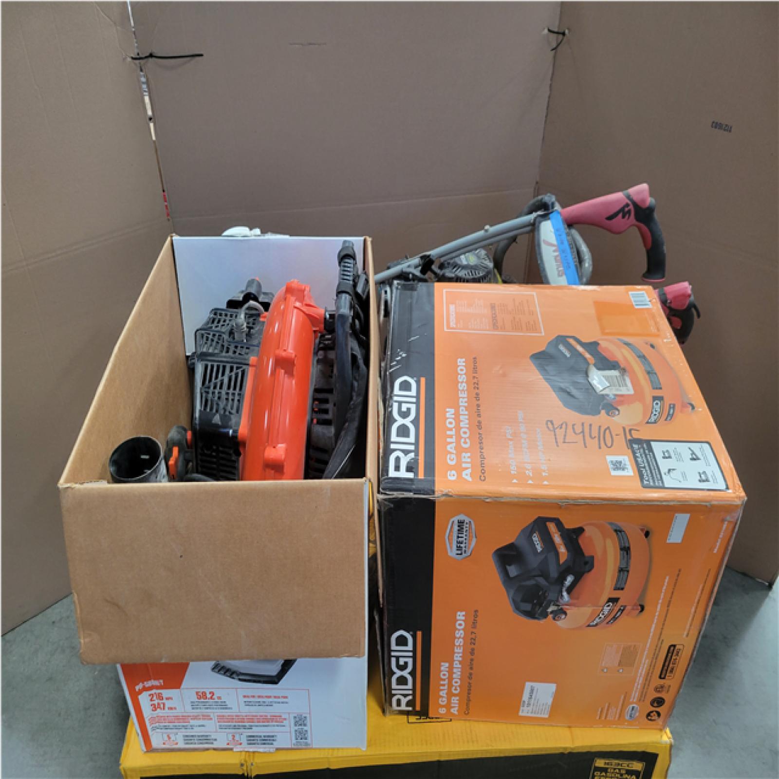 CALIFORNIA AS-IS OUTDOOR POWER EQUIPMENT