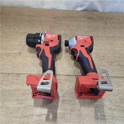 AS-IS Milwaukee 18V Cordless Compact Hammer Drill/Impact Combo Kit