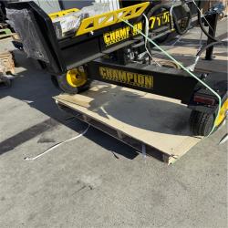 California AS-IS Outdoor Power Equipment