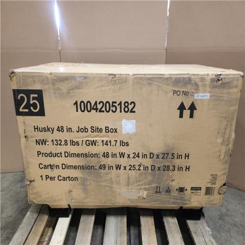 Phoenix NEW Husky Tool Storage 48 in. W Black Steel Job Site Toolbox