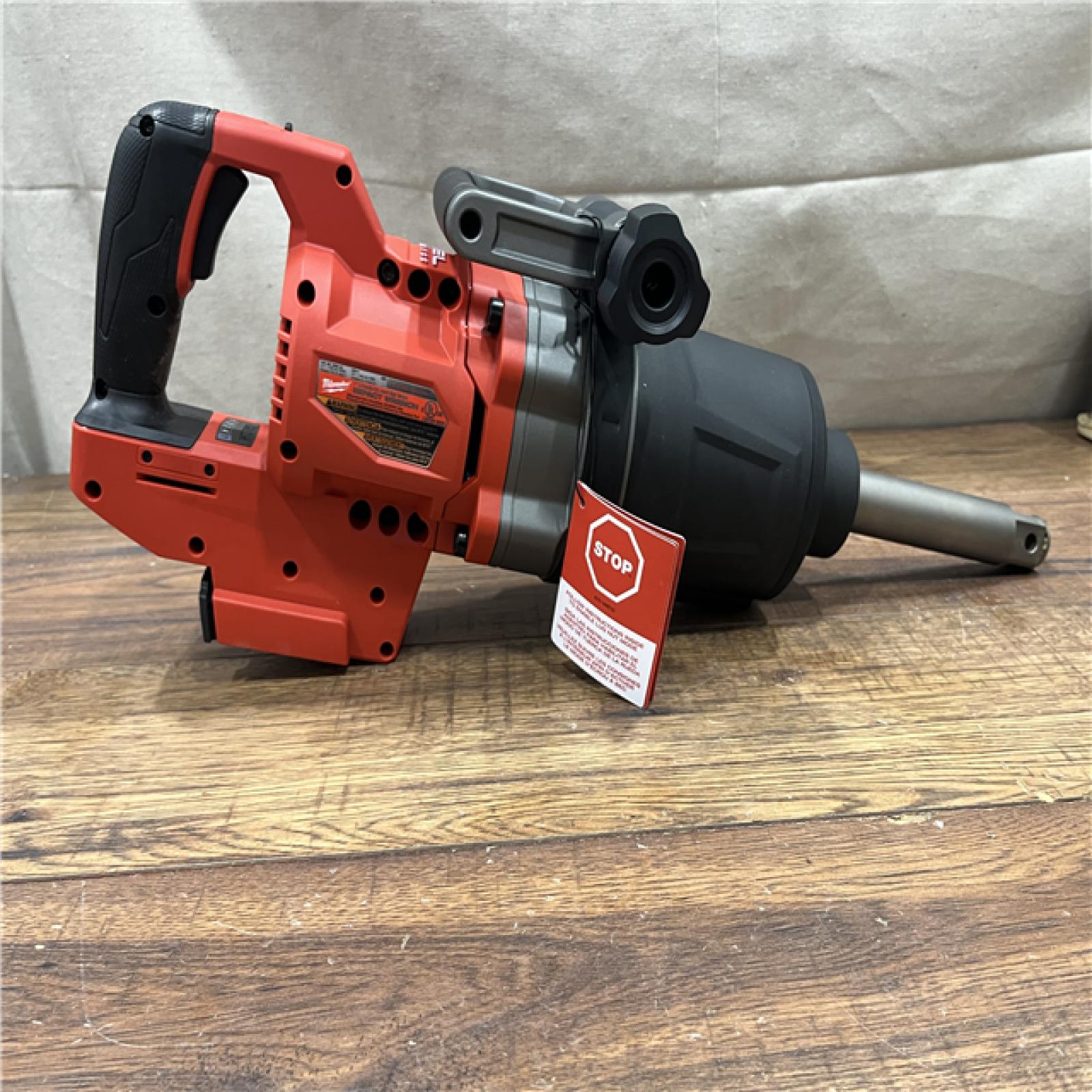 AS-IS Milwaukee 2869-20 M18 FUEL 18V Lithium-Ion Brushless Cordless 1 in. Impact Wrench Extended Reach D-Handle (Tool-Only)