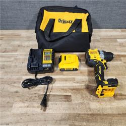 HOUSTON LOCATION - AS - IS Dewalt Max XR 20 V 1/2 in. Brushless Cordless Drill/Driver COMBO KIT