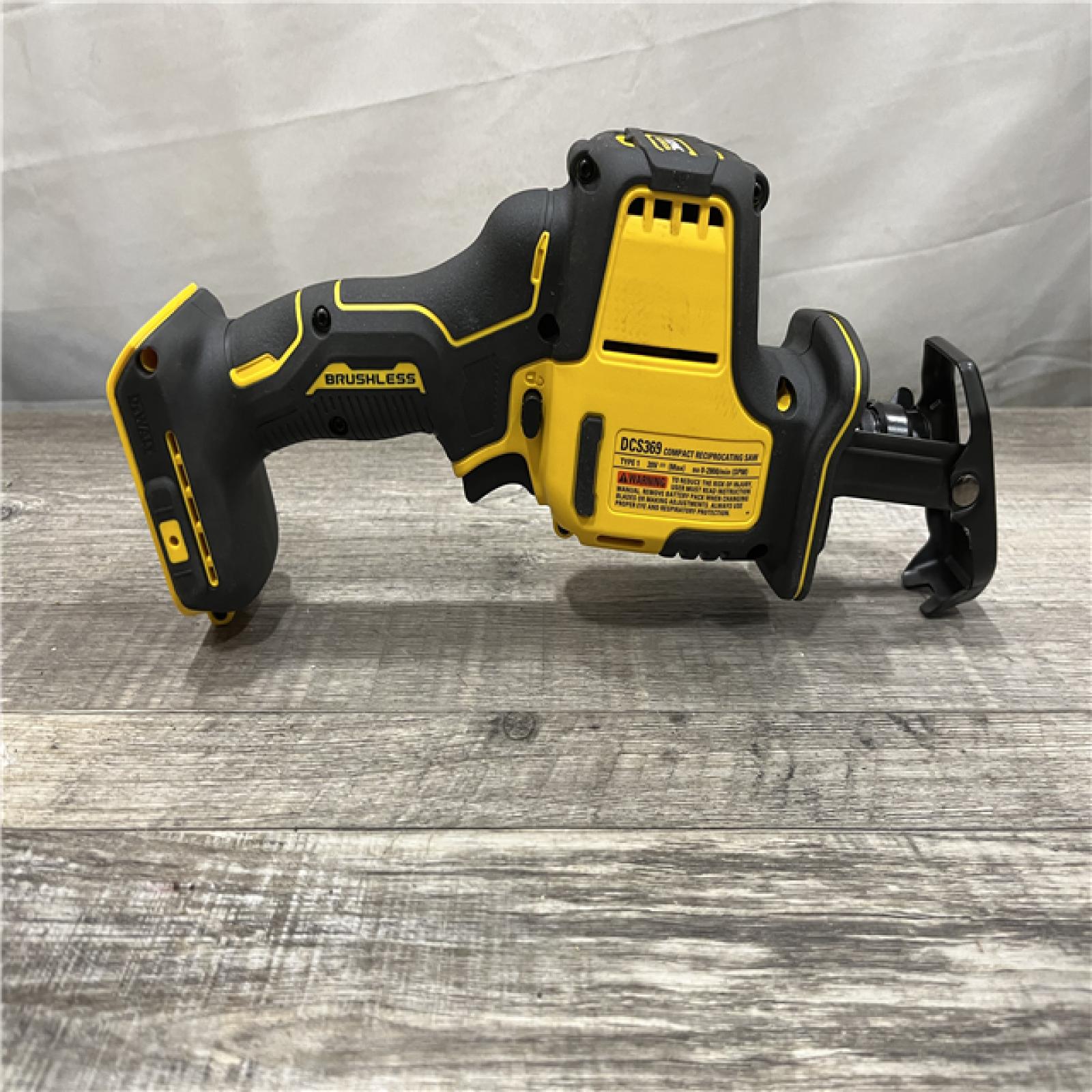AS-IS DEWALT ATOMIC 20V MAX Cordless Brushless Compact Reciprocating Saw (Tool Only)