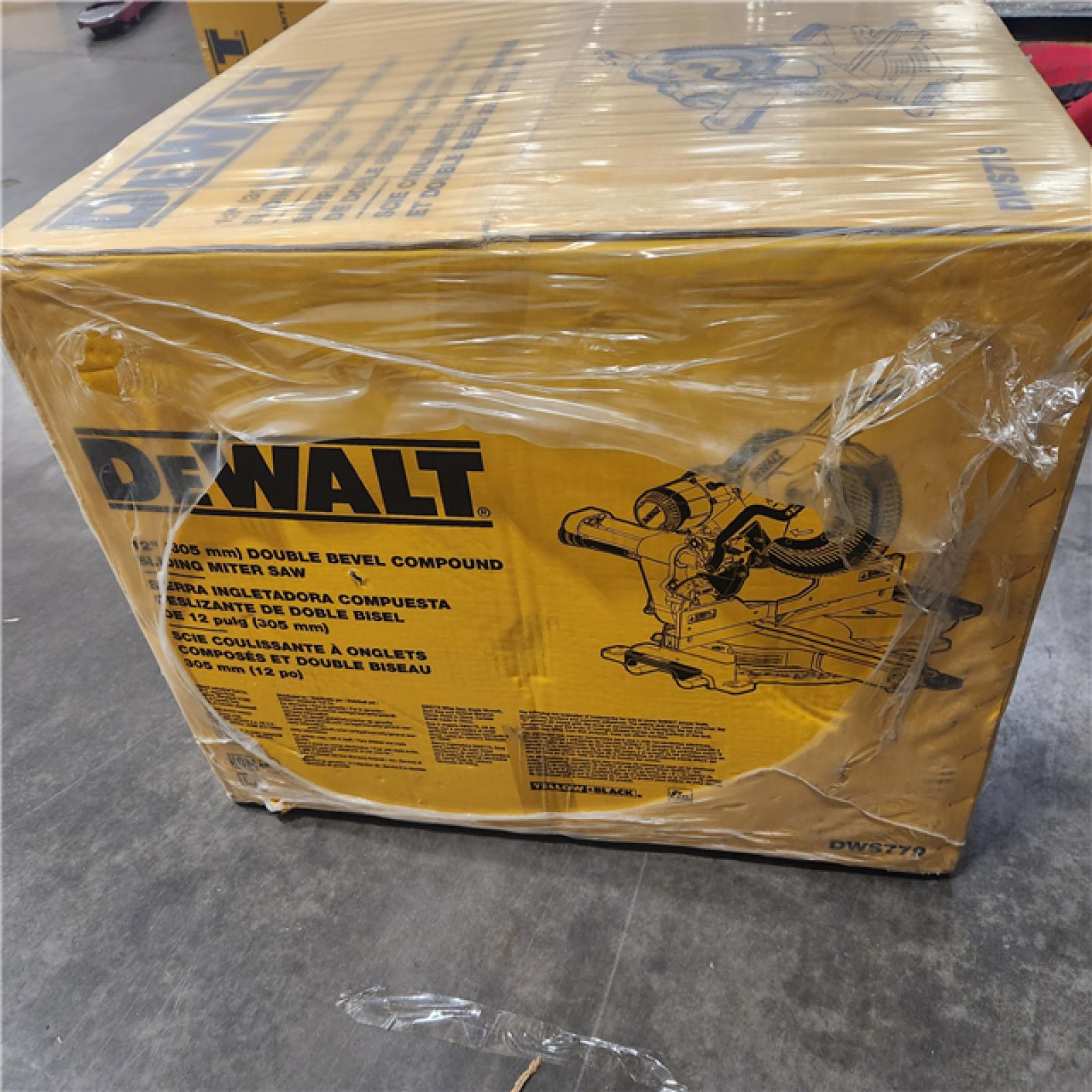 NEW- DeWalt 15 Amps 12 in. Corded Dual-Bevel Sliding Compound Miter Saw