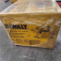 NEW- DeWalt 15 Amps 12 in. Corded Dual-Bevel Sliding Compound Miter Saw