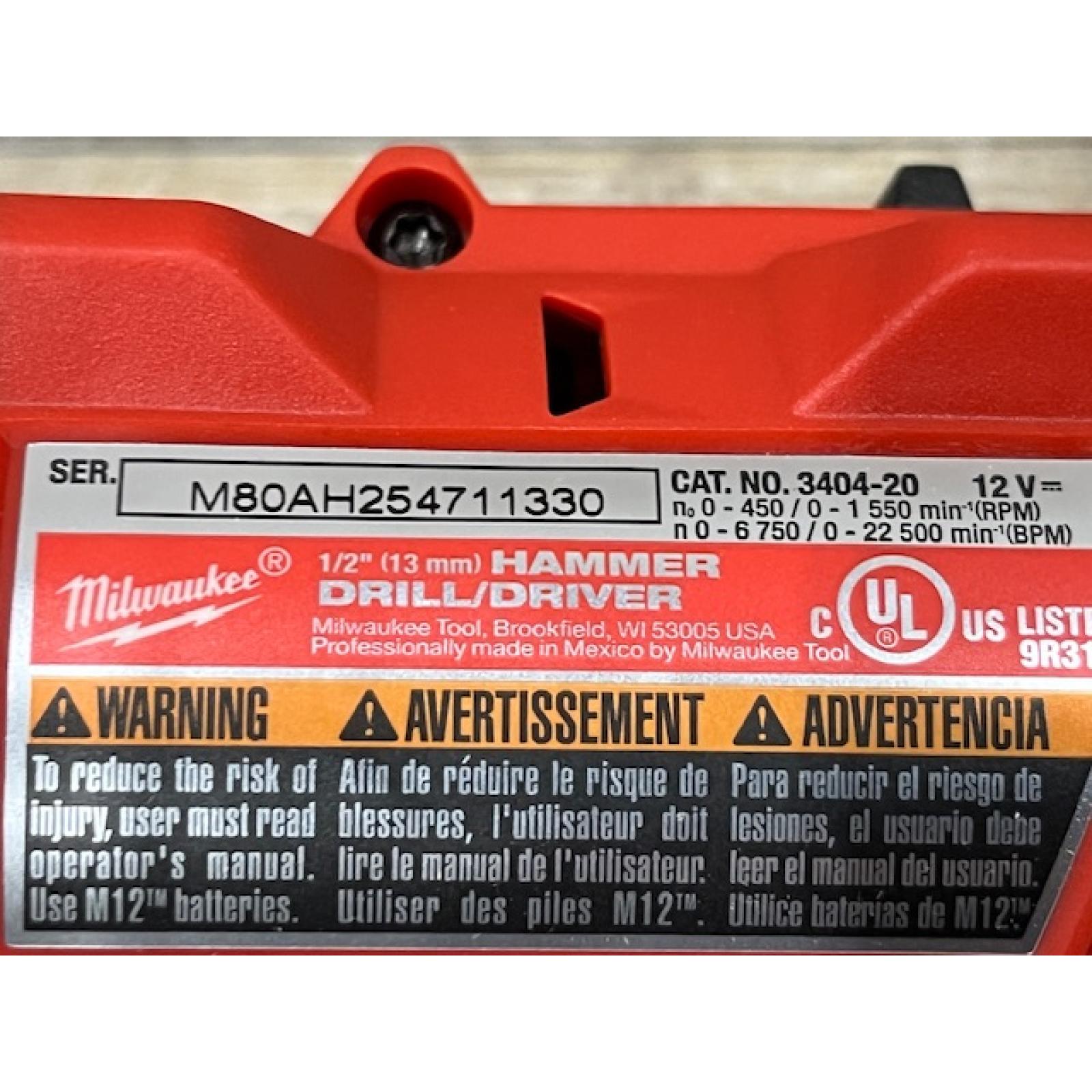AS-IS Milwaukee FUEL 12-Volt Lithium-Ion Brushless Cordless Hammer Drill and Impact Driver Combo Kit