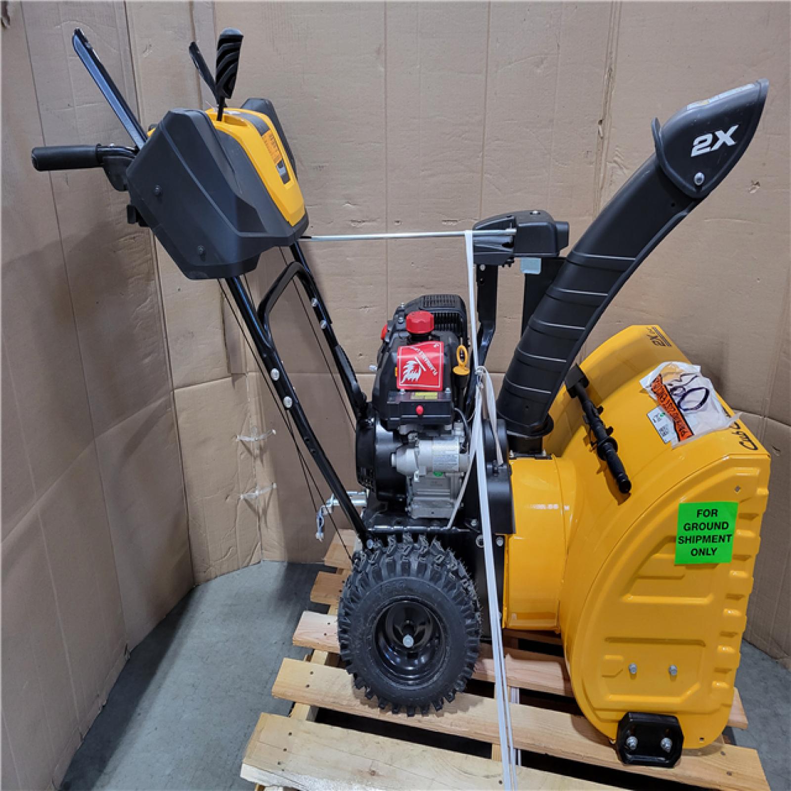 CALIFORNIA AS-IS CUB CADET SNOW REMOVER