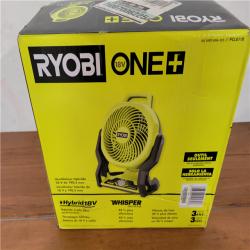 California NEW Ryobi One+ 18V Hybrid 7.5 Fan (Tool Only)