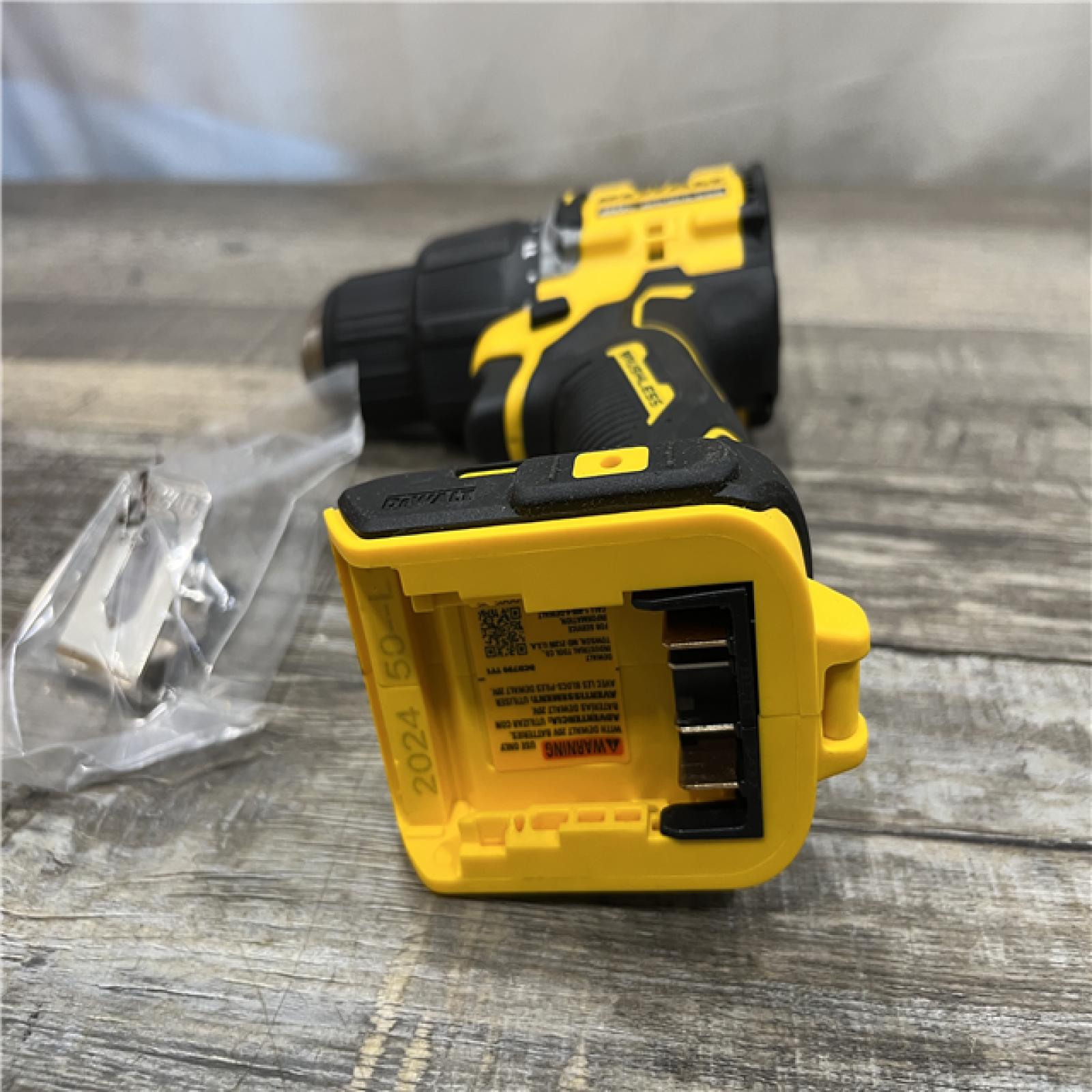 AS-IS DEWALT ATOMIC 20-Volt MAX Brushless Cordless 1/2 in. Hammer Drill (Tool-Only)