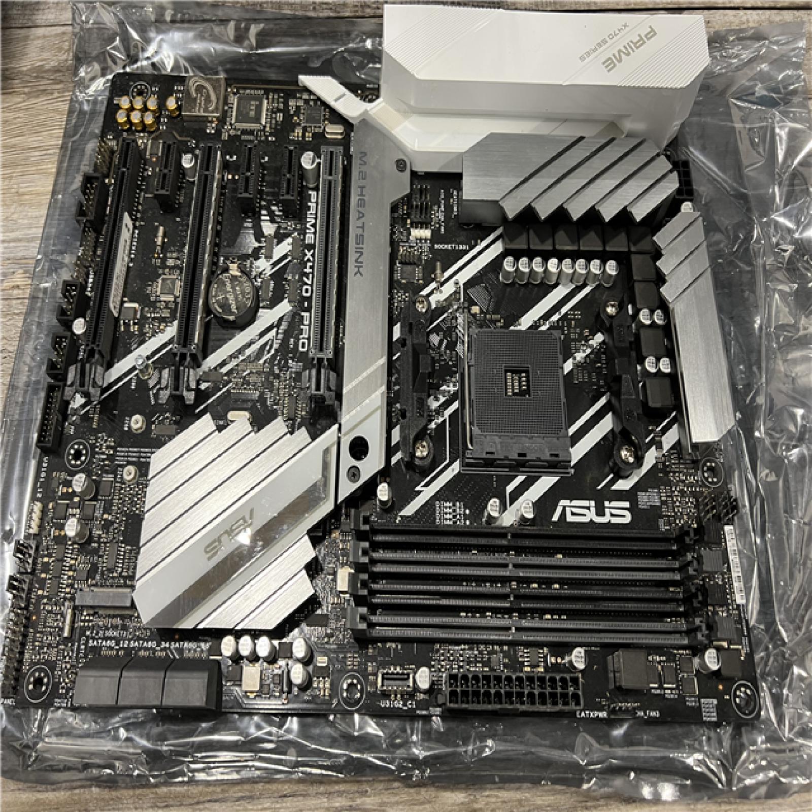 AS-IS ASUS Prime X470-Pro AMD Ryzen 2 AM4 DDR4 DP HDMI M.2 USB 3.1 ATX Motherboard