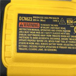 AS-IS DEWALT ATOMIC 20V MAX Lithium Ion Cordless 23 Gauge Pin Nailer Kit